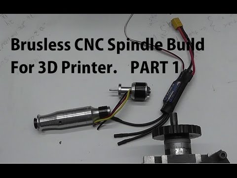 P1. Lite Powerful Brusless CNC Spindle For 3D The Idea & Overview -