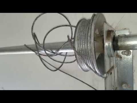 Garage Door Off Track Check The Cable, How To Repair A Garage Door Spring Cable
