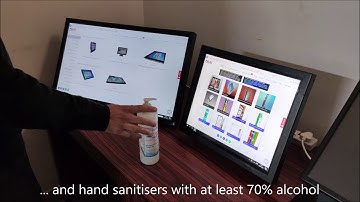 Sanitising Palas Touch Systems