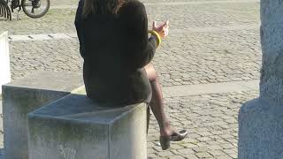 A Little Shoe Dangling