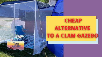Cheap Alternative to A CLAM Gazebo using PVC PIPES & Mosquito Netting | & a BONUS The Hapi Camper