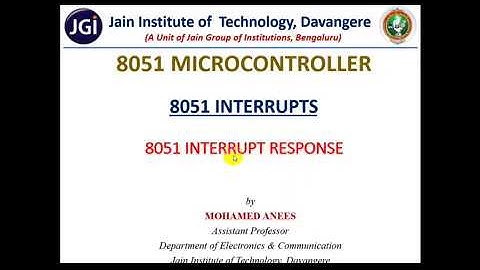 M05 Lec05_8051 Interrupt Response