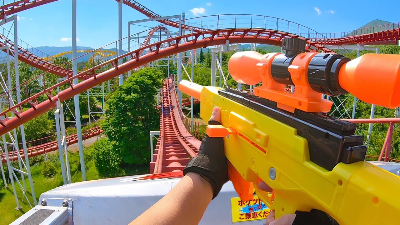 ⁣Nerf War | Amusement Park Battle Collection (Nerf First Person Shooter)