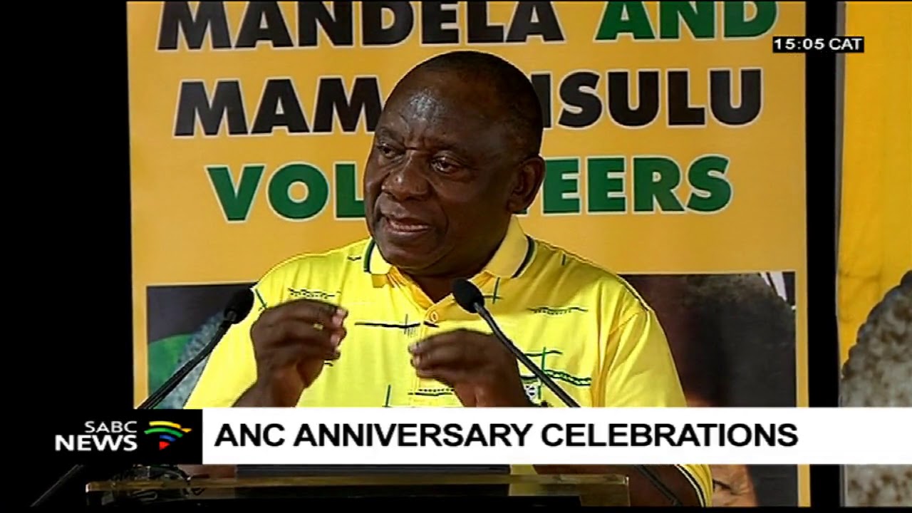 ANC anniversary celebrations