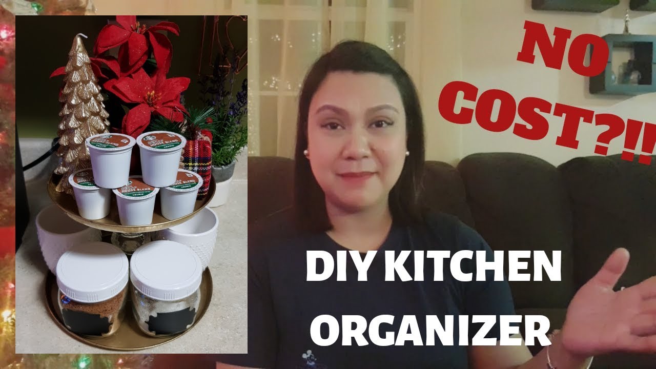 Vlog# 21: DIY KITCHEN ORGANIZER (Recycling 101) - YouTube