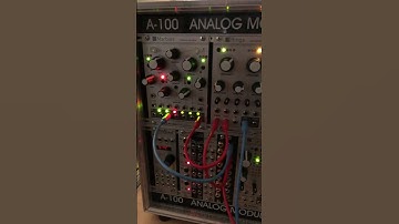 Mutable Instruments Rings into Doepfer LPG #eurorack #modularsynth