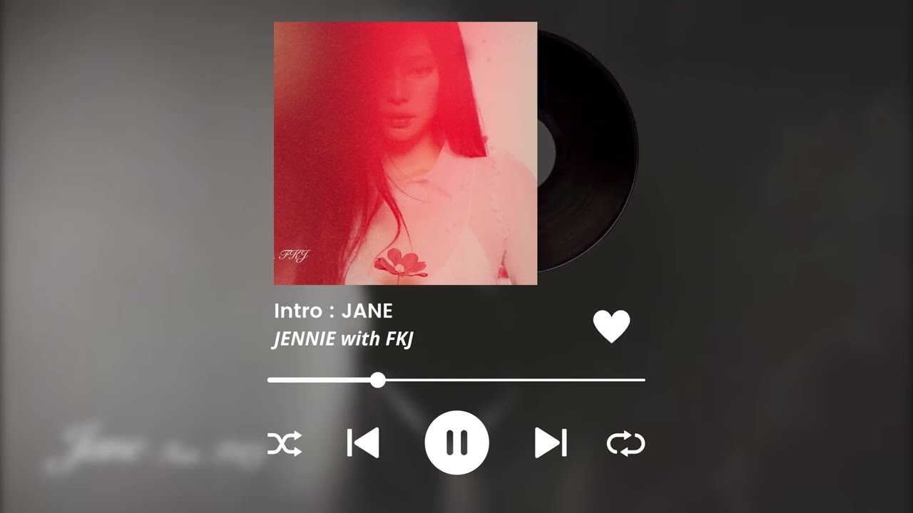 intro : jane - jennie with fkj (slowed + reverb)