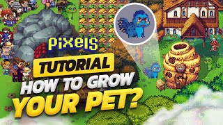 Pixels - How to grow your pets Tutorial - Pixel pets tutorial
