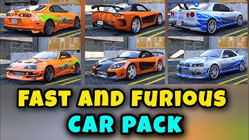 HOW TO INSTALL FAST AND FURIOUS CARS PACK MOD IN GTA 5