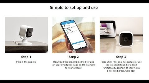 Blink Mini – Compact indoor plug-in smart security camera, 1080 HD video