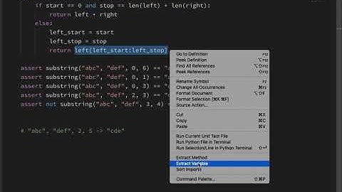 substring, TCR style