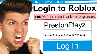 Someone Hacked My Roblox Account... (Again)