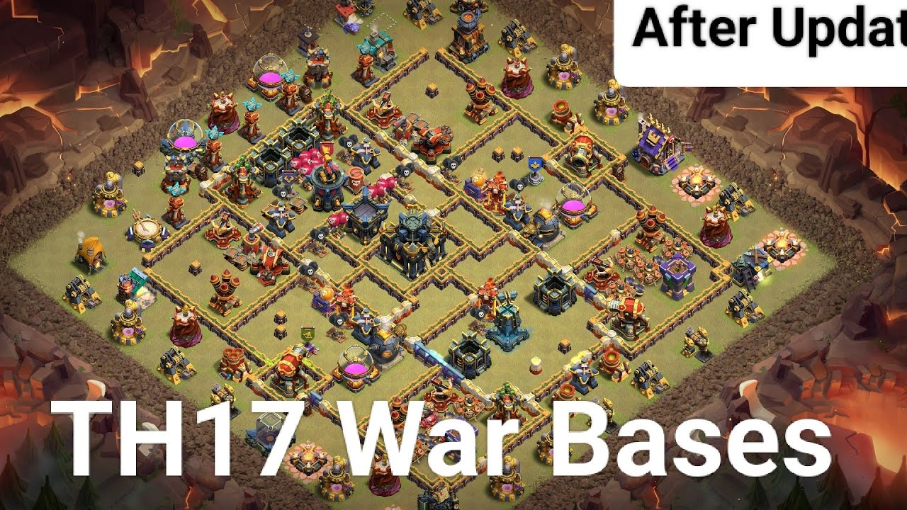 Best TH17 War Bases with copy Link without crafting station after update 2025