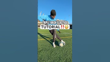 TRIPLE BACK ELASTICO tutorial‼️😳 with @liamfp1  #xntonio #shorts #football #soccer