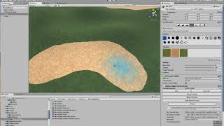 MicroSplat - how to make a golf course or road screenshot 2