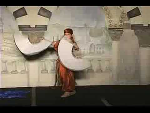 Al Hassan Ameed: Male Belly Dance Flamenco Fusion with Veil and Spanish Fans