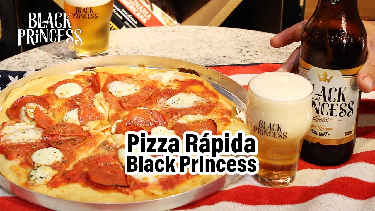 Como fazer pizza com  cerveja na massa - Especial Black Princess - Dia da Pizza