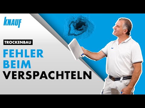 Perfekt Verspachteln: So