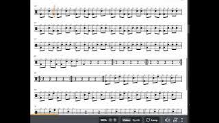 Everything At Once - Lenka (Drum Transcription) - Beginner Level