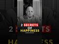 2 Secrets of Happy People 🌟 | Success Motivation | Napoleon Hill
