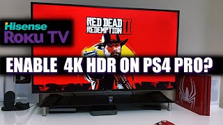 Enable 4K HDR GAMING ON Hisense Roku TV | R50B7120UK - YouTube