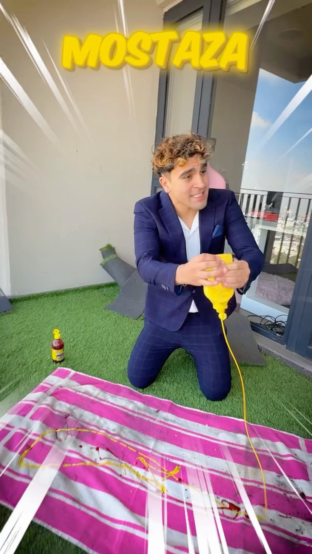 Broma! Le arruine su alfombra nueva????