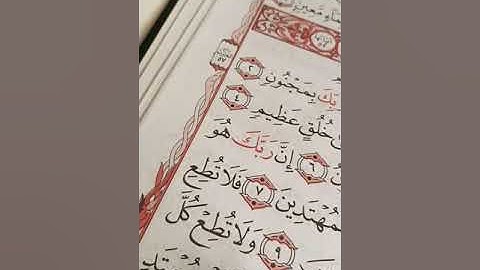 كيف نقرأ سورة القلم من الاية 1 الى الاية 15