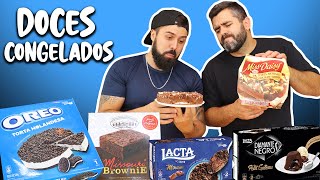 EXPERIMENTANDO DOCES PRONTOS CONGELADOS  - É GOSTOSO OU NÃO? O PAI PROVA #05