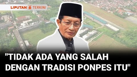 Tanggapi Isu Pemberitaan Ponpes Lirboyo, Menag: "Tidak Ada yang Salah dengan Tradisi Itu"