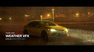 Car In The Rain At Night Vfx Breakdown