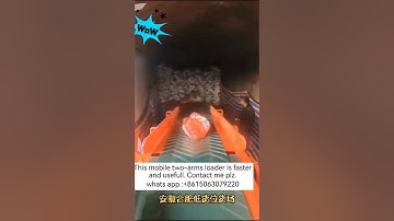 This mobile two-arms loader is faster and usefull.It