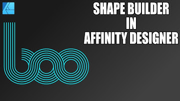 How to Use Shape Builder tool in Affinity Designer(Xor tool).