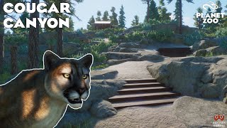 Building Cougar Canyon, My best Habitat yet! | Ottawa Zoo | Planet Zoo Franchise Mode