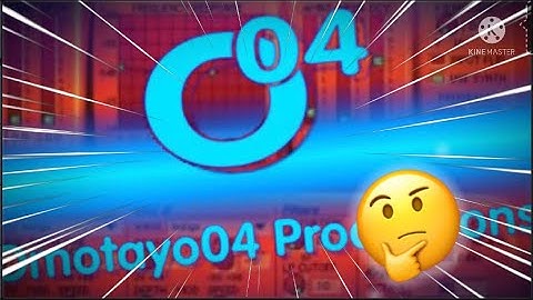 Omotayo04 Productions logo in Orange Vocoder Effects (test)