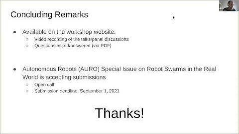 Robot Swarms in the Real World - Conclusion