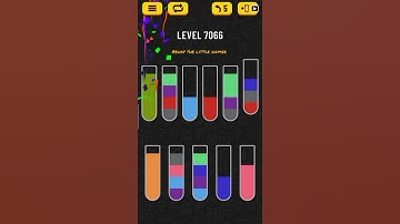 Water sort puzzle level 7066