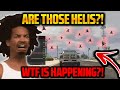 Spawning 1,000 Enemy Helis on People (GTA V RP TROLLING)