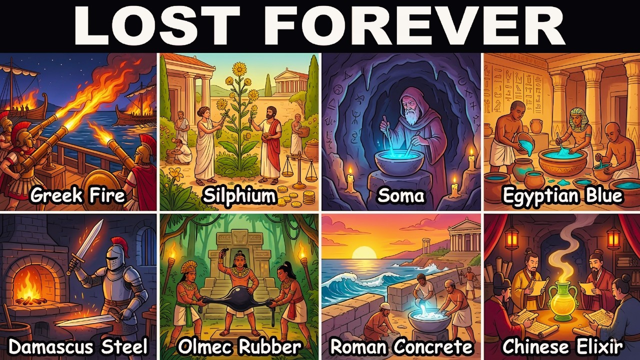 10 Ancient Substances That Vanished From History and Nobody Knows Why