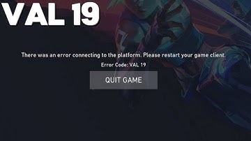 FIX val 19 Windows 10/11 - How to fix Valorant error code val 19