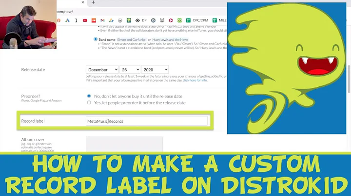 How to Create a Custom Record Label on DistroKid Tutorial
