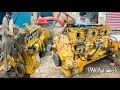 Restoration of Komatsu D155 Bulldozer Engine | Repair and Restore komatsu Diesel Engine ￼