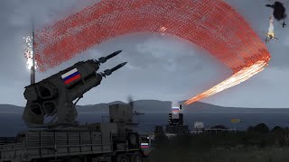 Advanced! Russian Air Defense System Successfully Downed 350 Ukrainian Fighter Jets - ARMA 3