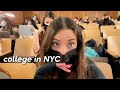 college in new york city as a youtuber: lecture, events, dinners, + (vlog)