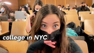 college in new york city as a youtuber: lecture, events, dinners, + (vlog)