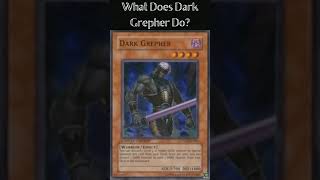 What Does Dark Grepher Do? (Yugioh Cards Explained for Easy Deck Building)