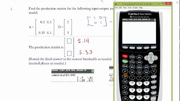 Section 2.6 Input Output Models
