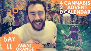 Day 11: Agent Orange Marijuana Strain Review - 420 Cannabis Advent Calendar Unboxing