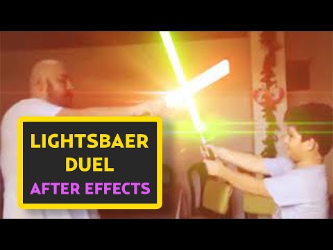 Lightsaber Duel VFX - After Effects