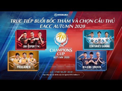 [Trực tiếp] Buổi bốc thăm và chọn cầu thủ EACC Autumn 2020 giữa các đại diện Việt Nam và Thái Lan