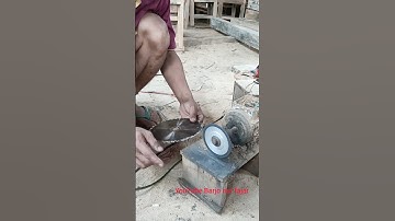 This is a great way to sharpen the circular saw so that it is comfortable to use. #carpentertips